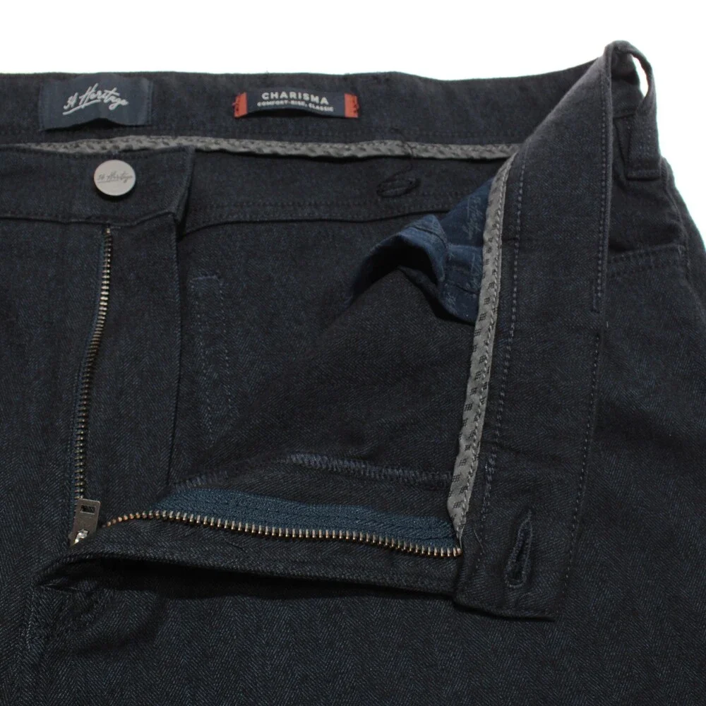 34 Heritage NWT Charisma 5 Pocket Jeans Size 42 x 34 in Dark Blue Cotton Blend
